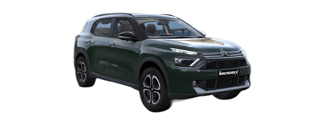 Citroen AircrossX in Deep Forest Green