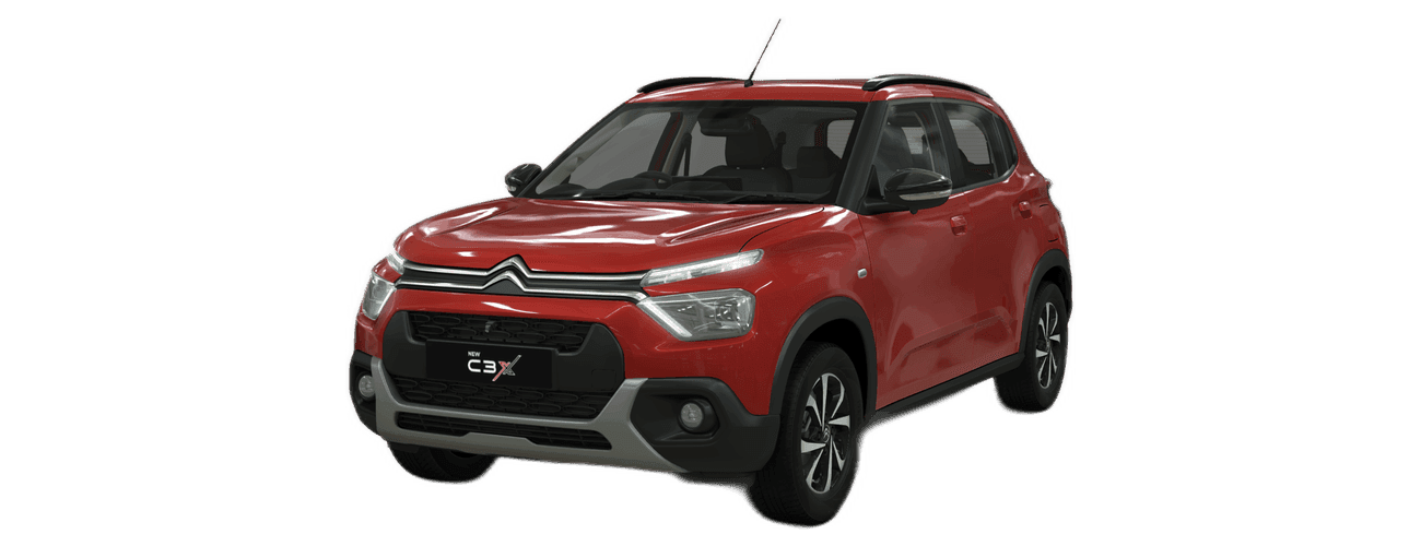 Citroen C3X in Garnet Red