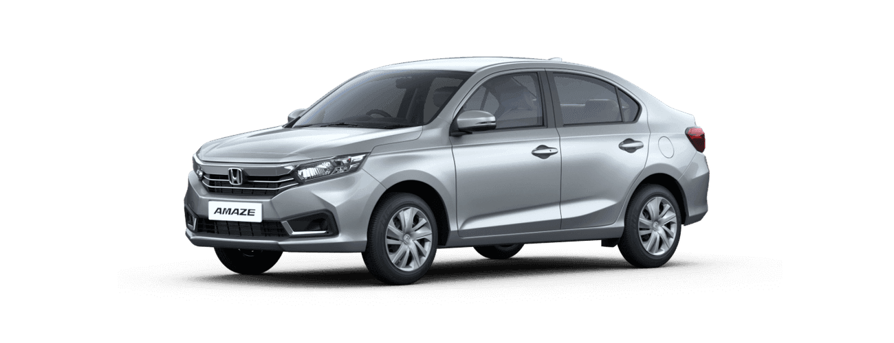 Honda Amaze - 2nd Gen in Lunar Silver Metallic