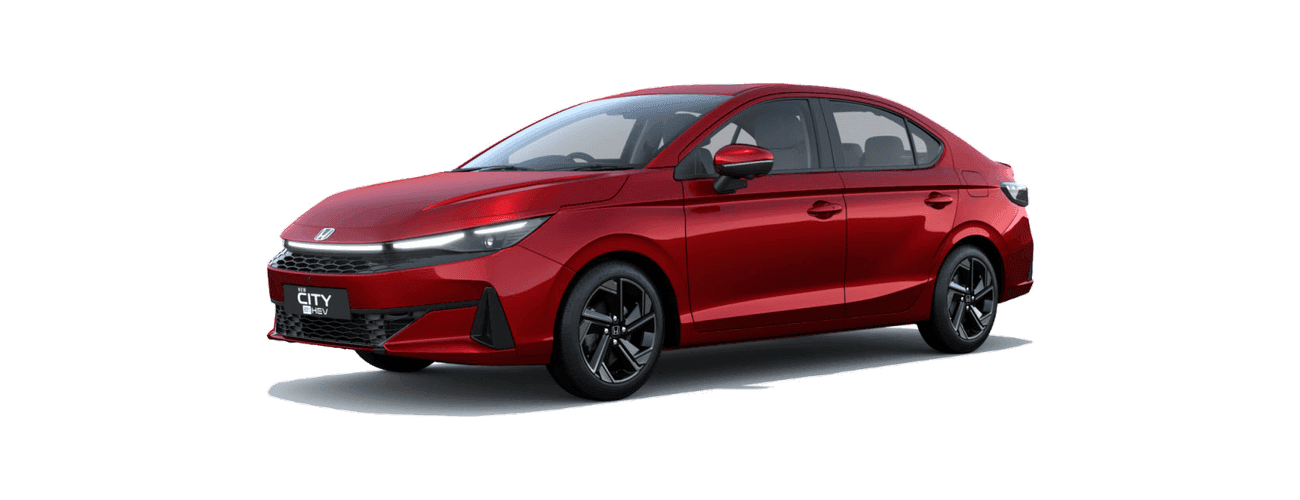 Honda City in Radiant Red Metallic