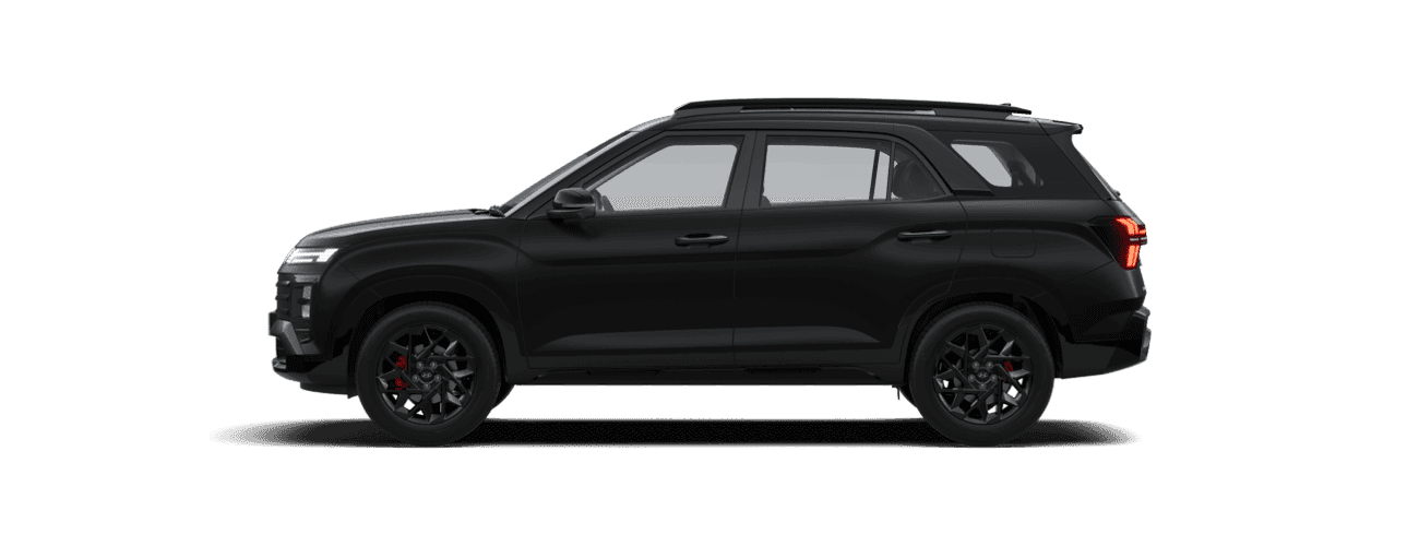 Hyundai Alcazar in Abyss Black Matte