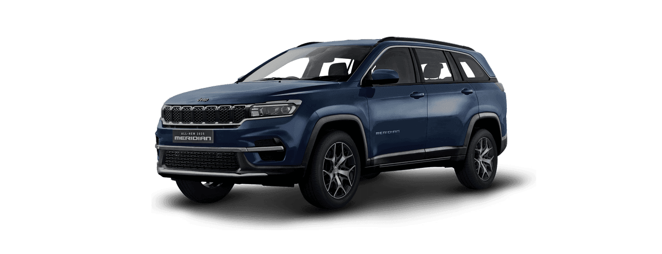 Jeep Meridian in Galaxy Blue