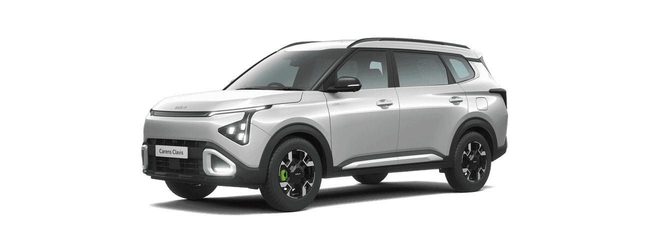 Kia Carens Clavis in Glacier White Pearl