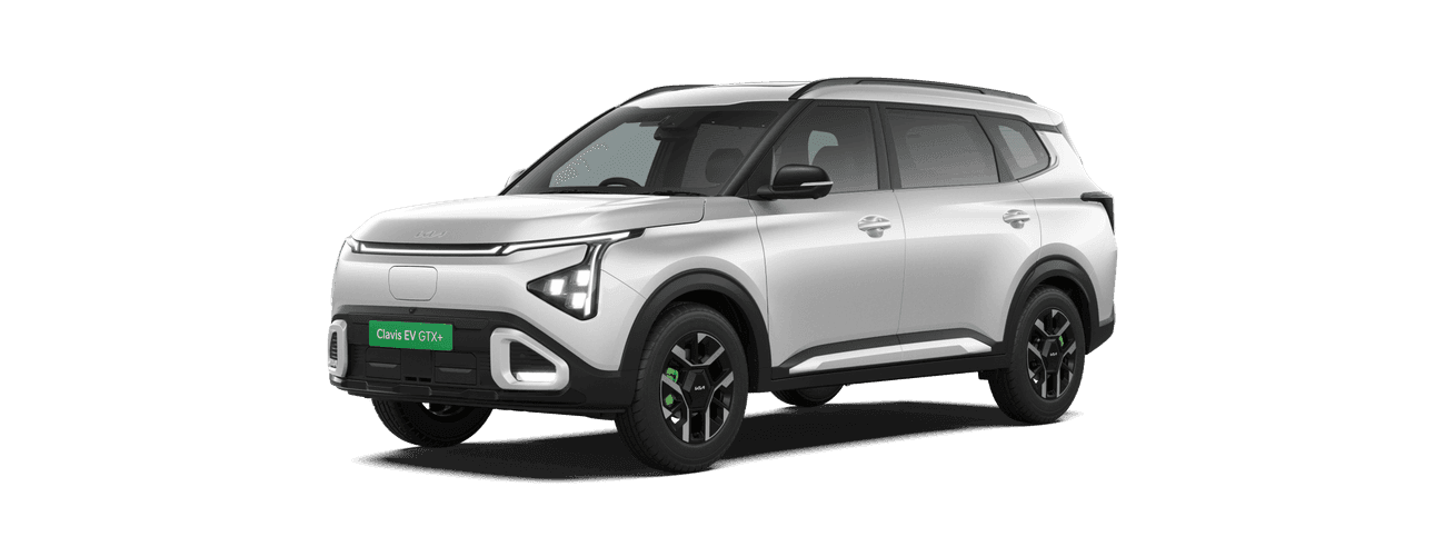 Kia Carens Clavis EV in Glacier White Pearl
