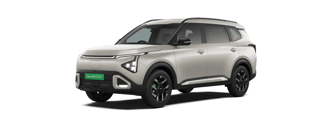 Kia Carens Clavis EV in Ivory Silver Matte