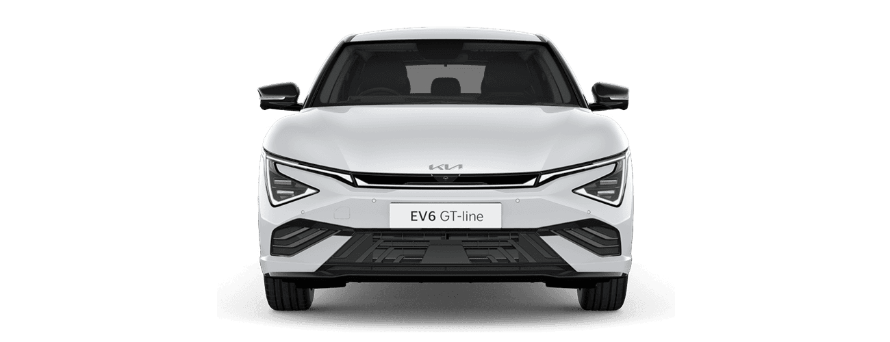 Kia EV6 in Snow White Pearl