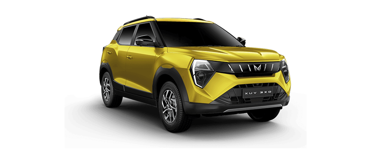 Mahindra XUV 3XO in Citrine Yellow