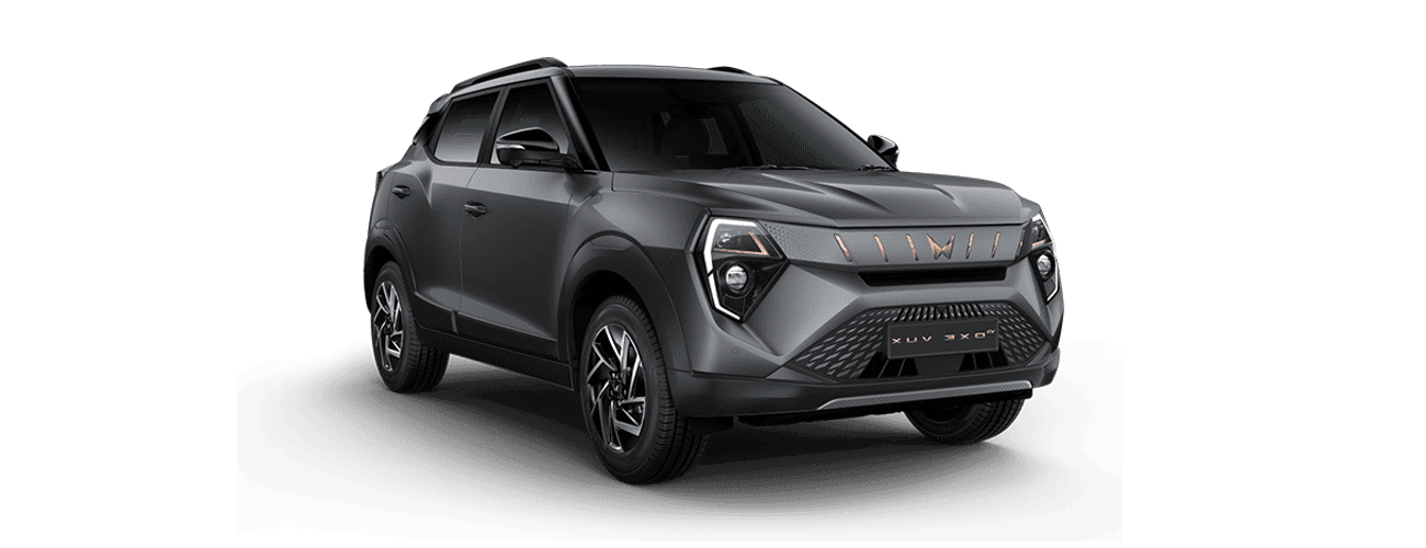 Mahindra XUV 3XO EV in Galaxy Grey