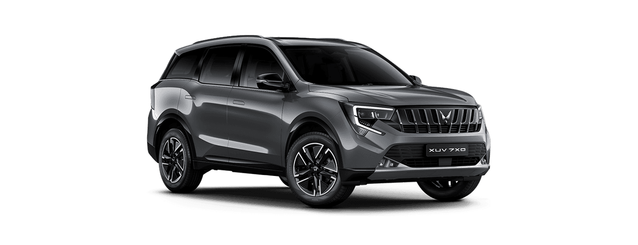 Mahindra XUV 7XO in Galaxy Grey