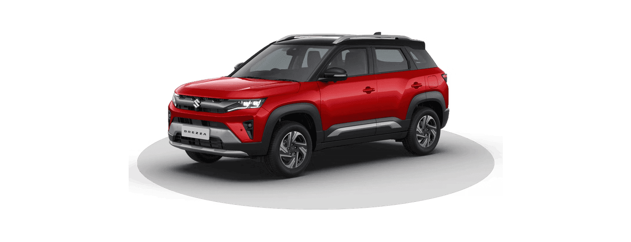 Maruti Suzuki Brezza in Sizzling Red