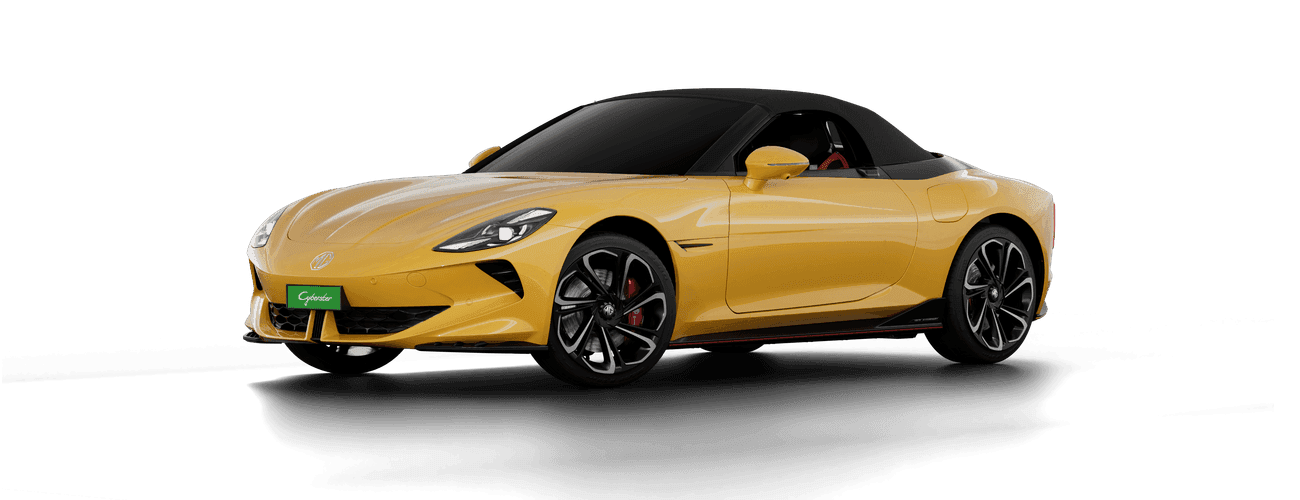 MG Cyberster in Nuclear Yellow