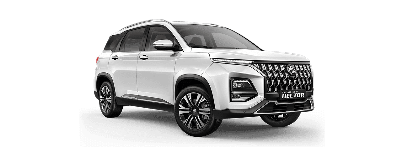 MG Hector in Pearl White