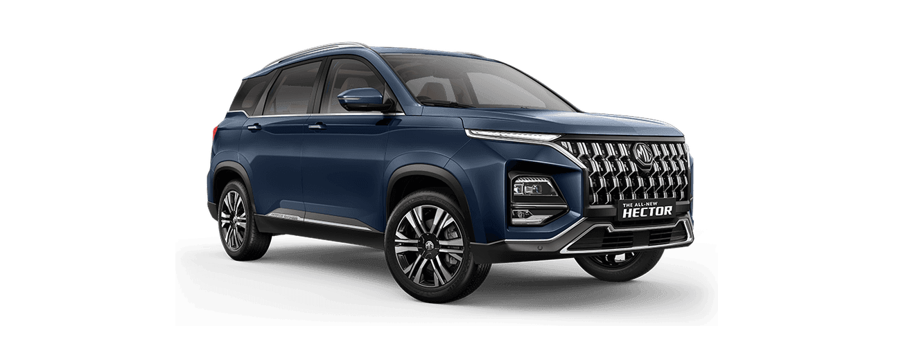 MG Hector Plus in Celadon Blue