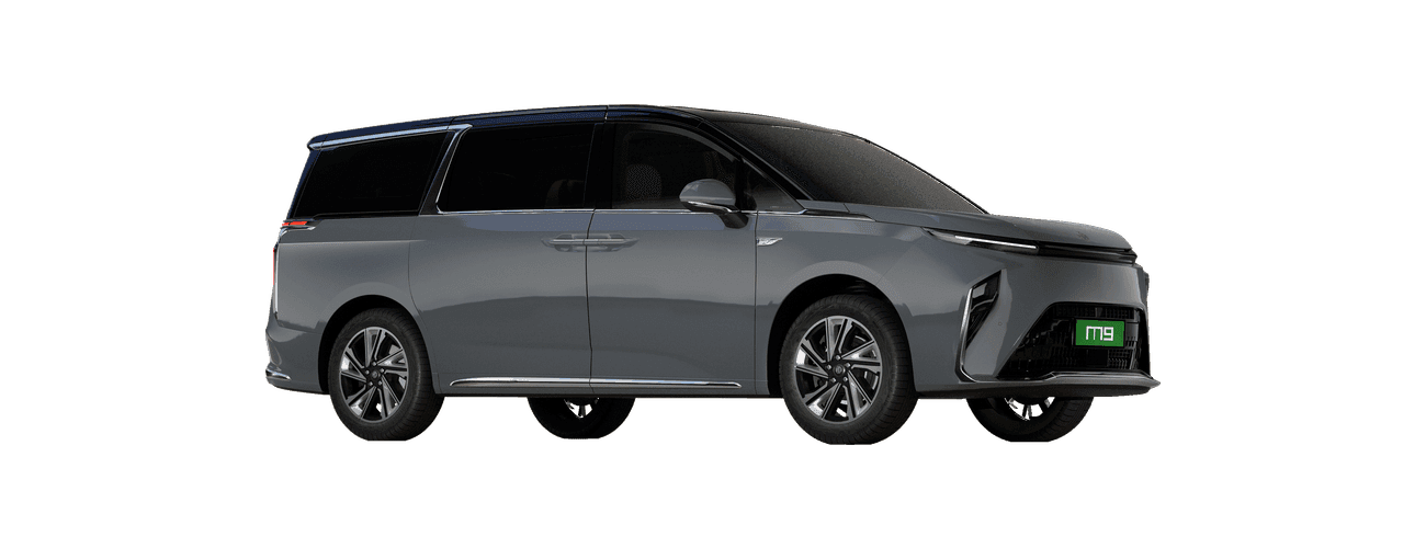 MG M9 in Concrete Grey with Black Roof