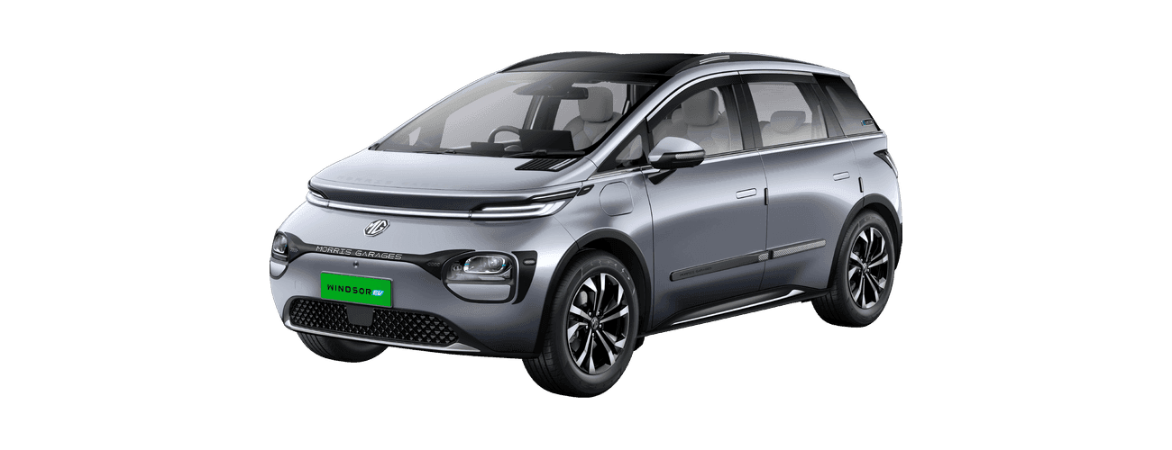 MG Windsor EV in Aurora Silver