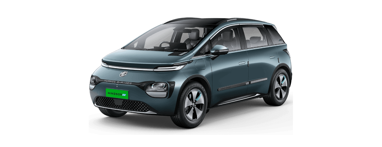 MG Windsor EV in Turquoise Green
