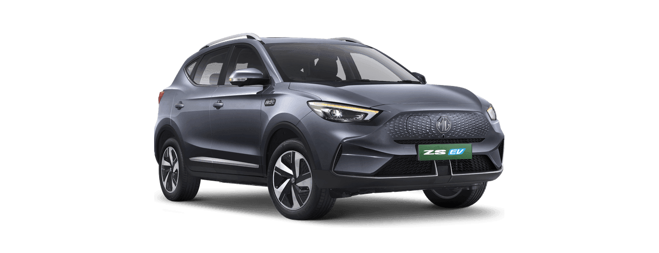 MG ZS EV in Aurora Silver