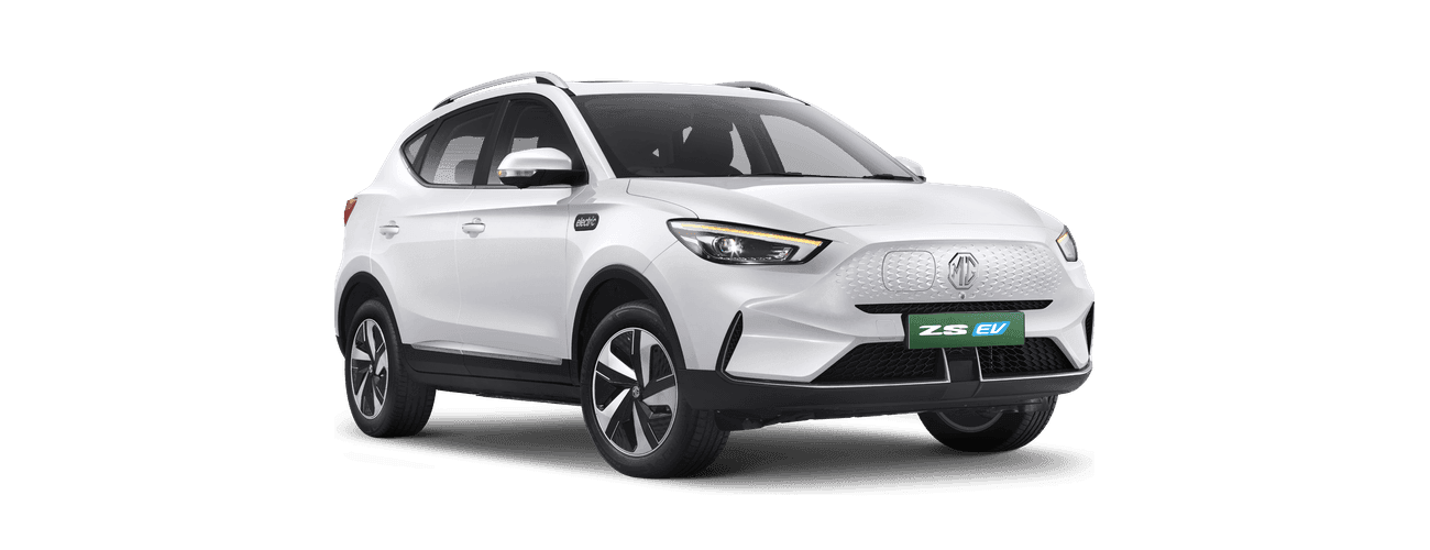 MG ZS EV in Candy White