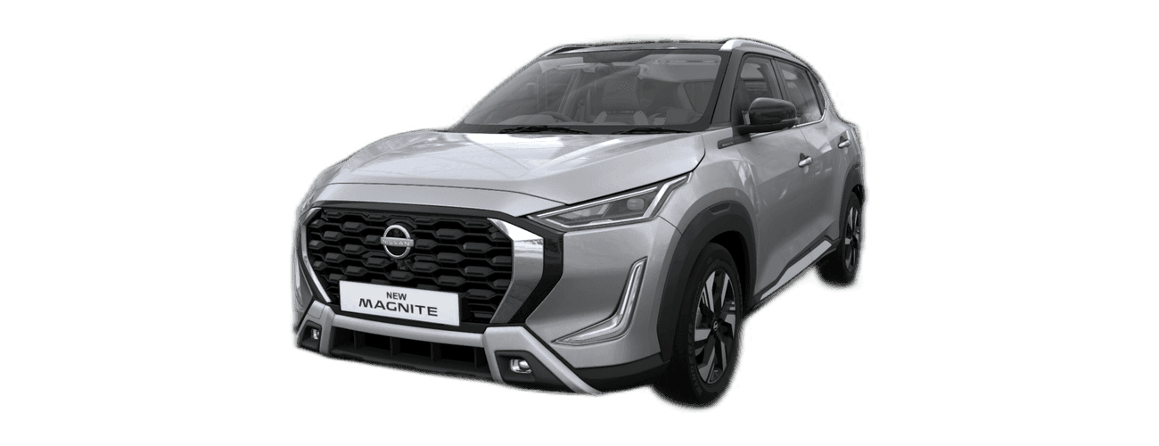 Nissan Magnite in Blade Silver & Onyx Black