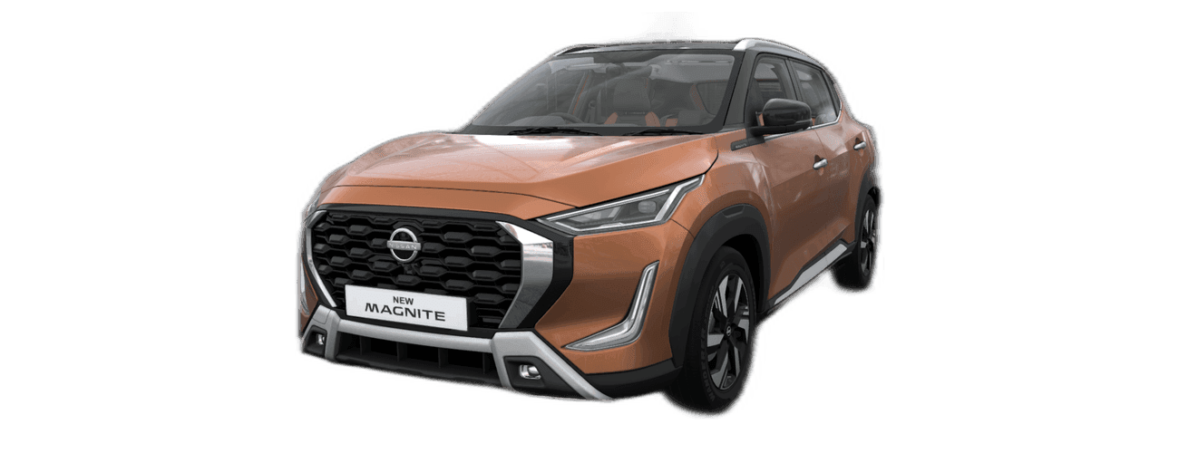 Nissan Magnite in Copper Orange & Onyx Black