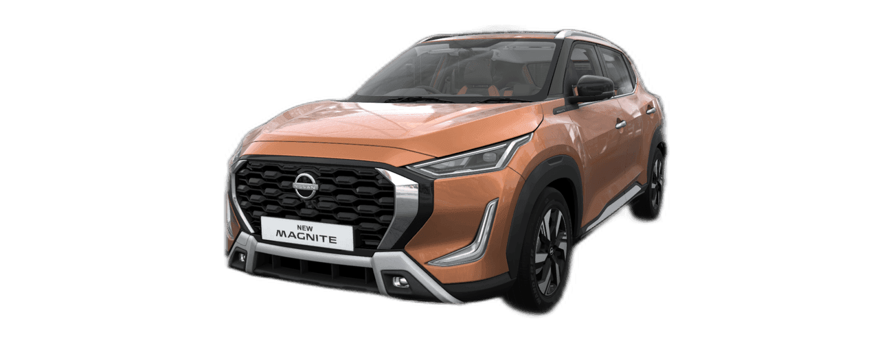 Nissan Magnite in Copper Orange