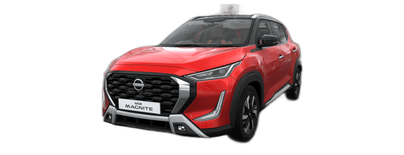 Nissan Magnite in Flare Garnet Red & Onyx Black