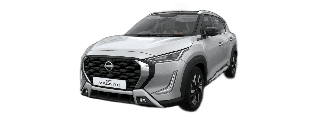Nissan Magnite in Pearl White & Onyx Black