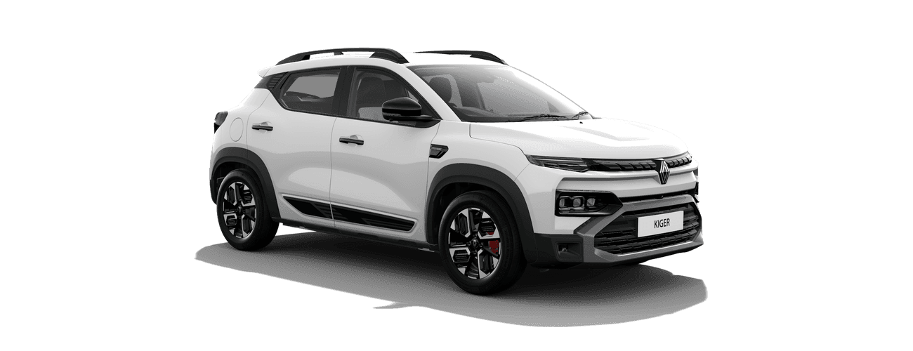 Renault Kiger in Ice Cool White