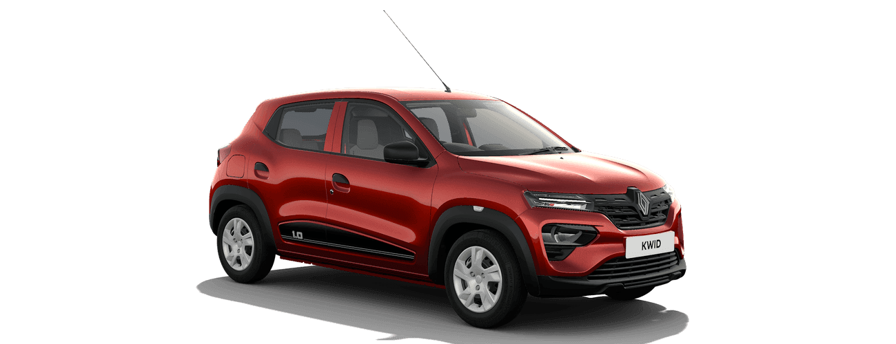 Renault Kwid in Fiery Red