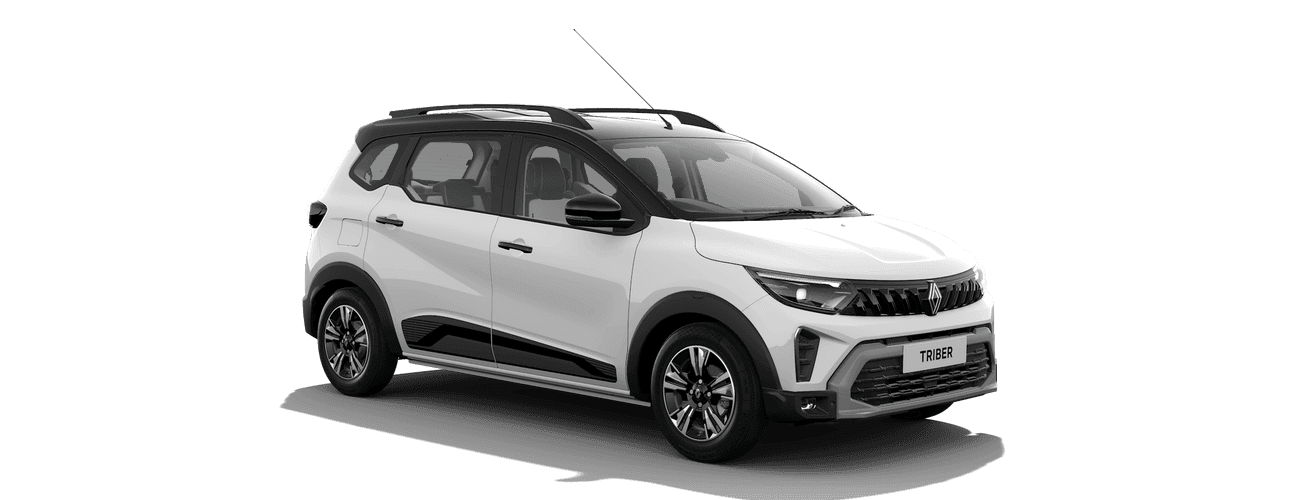 Renault Triber in Ice Cool White with Mystery Black Roof