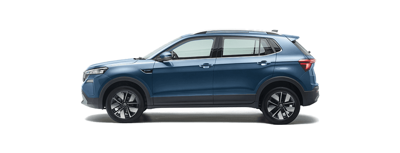Skoda Kushaq in Lava Blue