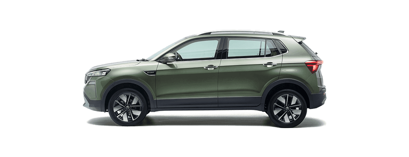Skoda Kushaq in Shimla Green