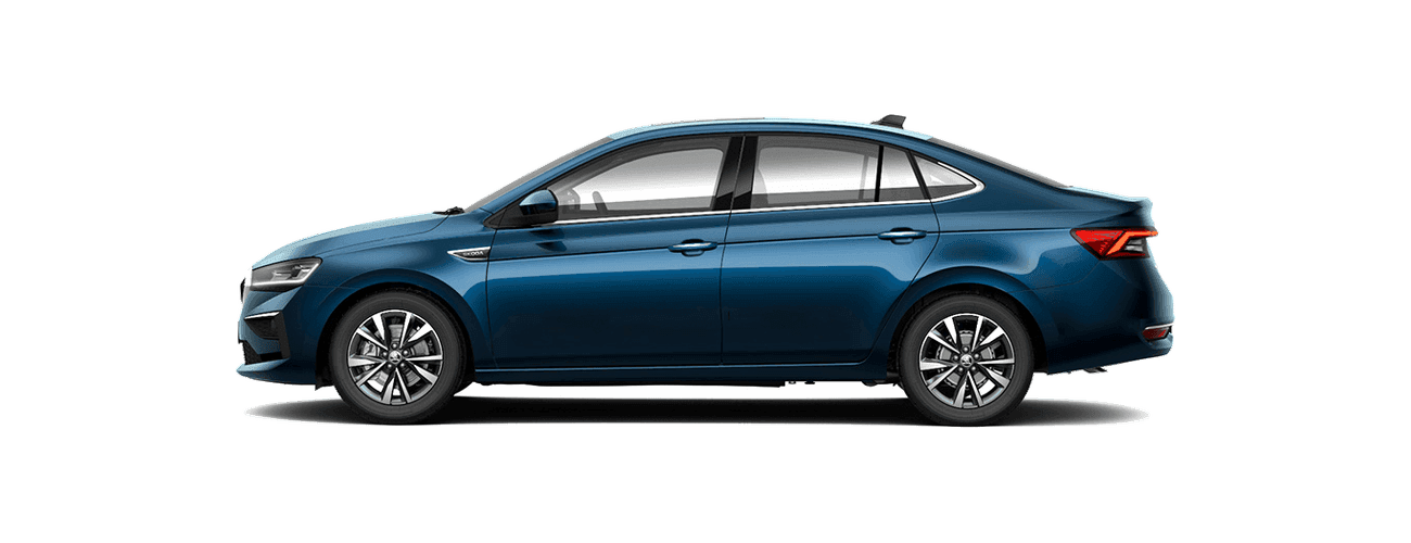Skoda Slavia in Lava Blue
