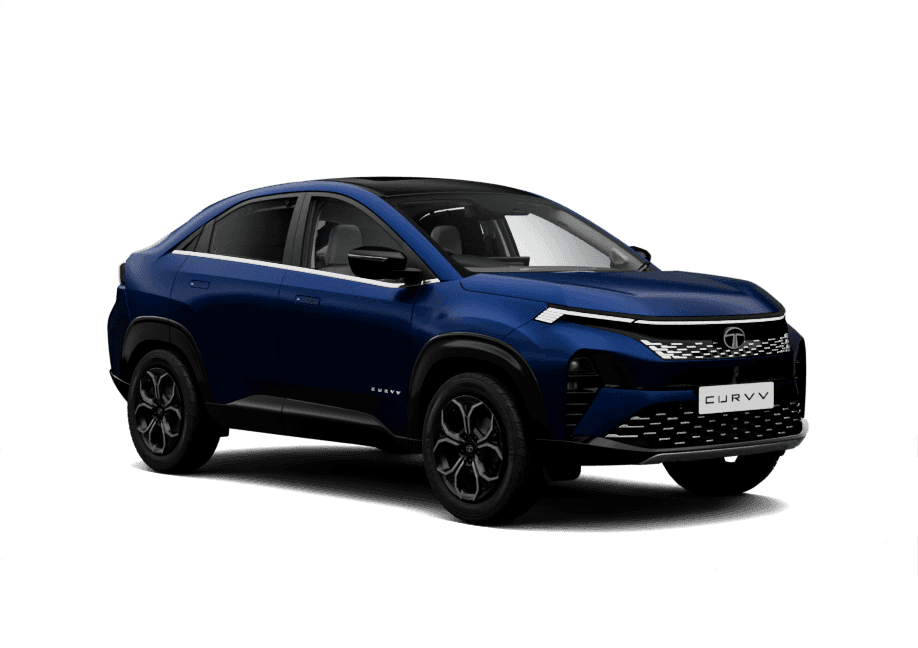 Tata Curvv in Royal Blue