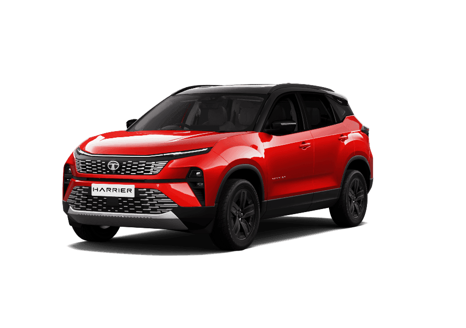 Tata Harrier in Fearless Red