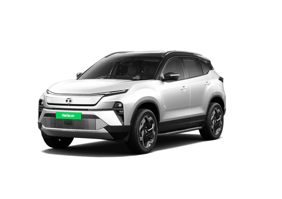 Tata Harrier EV in Pristine White