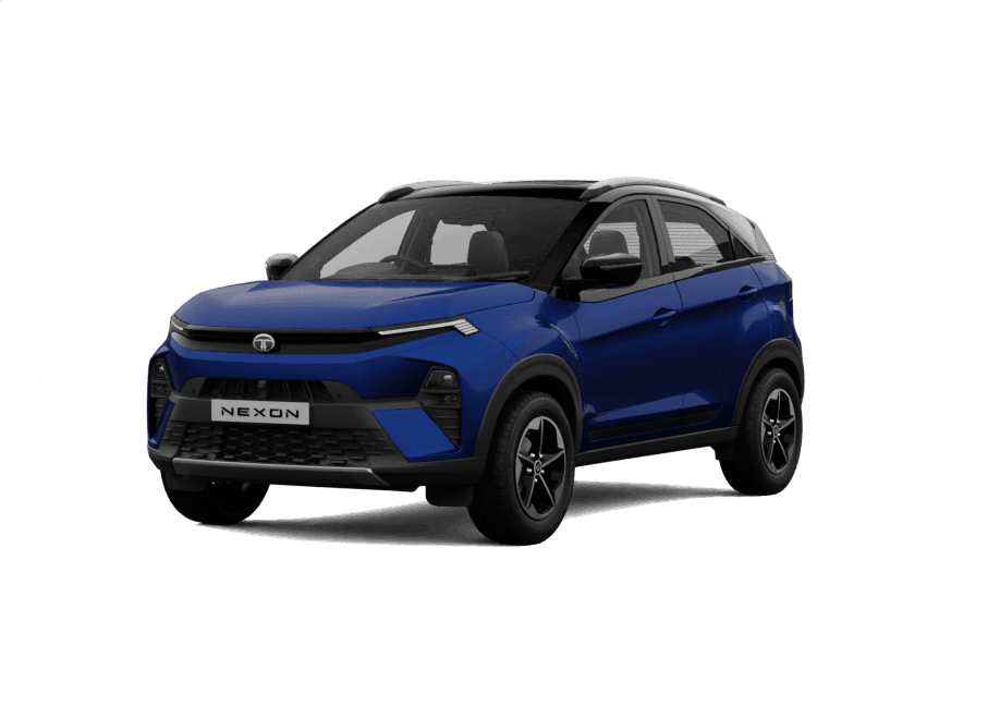 Tata Nexon in Royal Blue