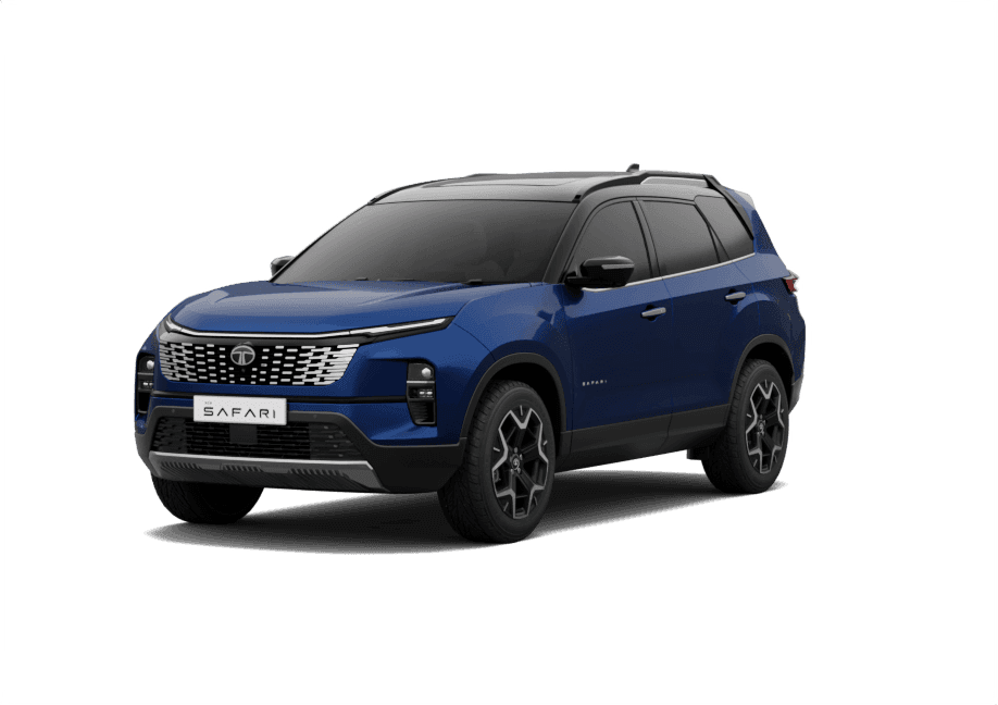 Tata Safari in Galactic Sapphire