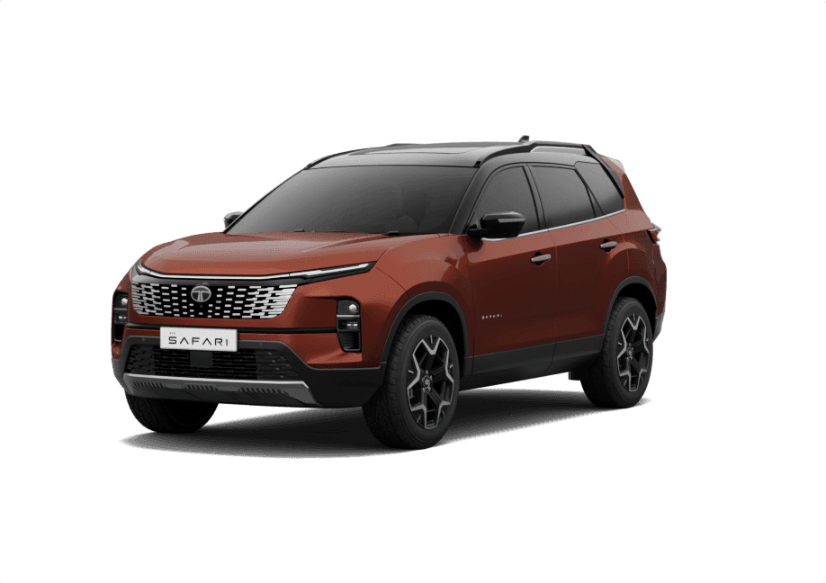 Tata Safari in Supernova Copper