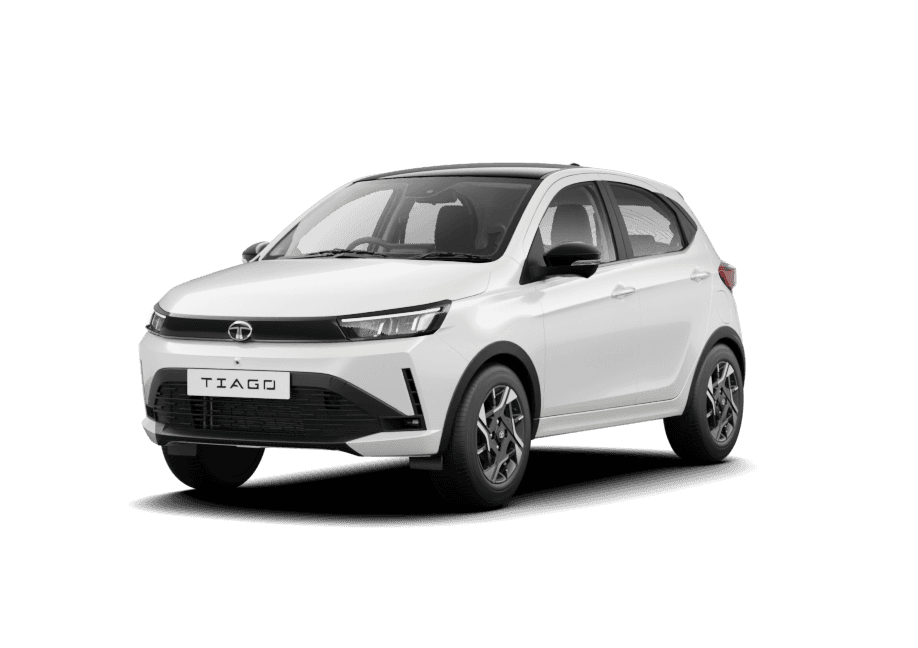 Tata Tiago in Pristine White