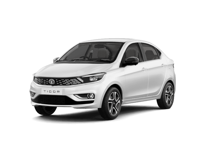 Tata Tigor in Opal White
