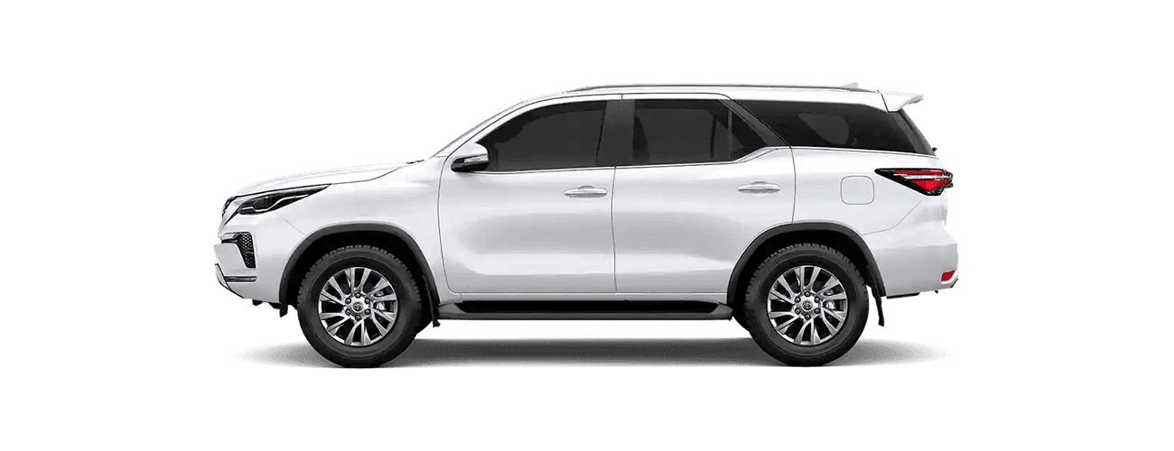 Toyota Fortuner in Super White