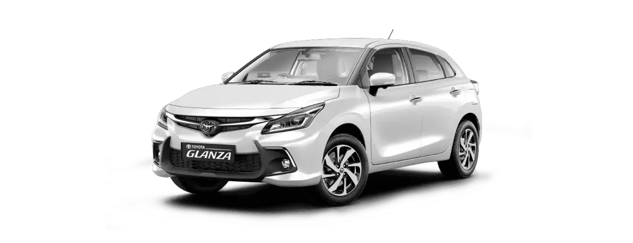 Toyota Glanza in Cafe White