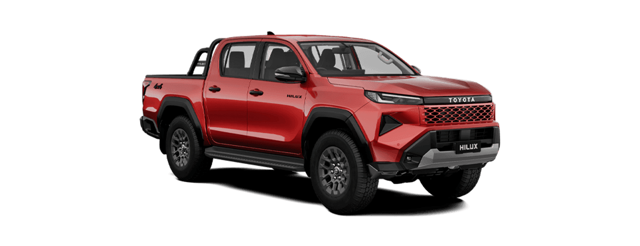 Toyota Hilux in Emotional Red