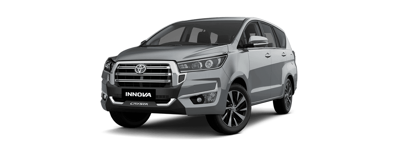 Toyota Innova Crysta in Silver Metallic