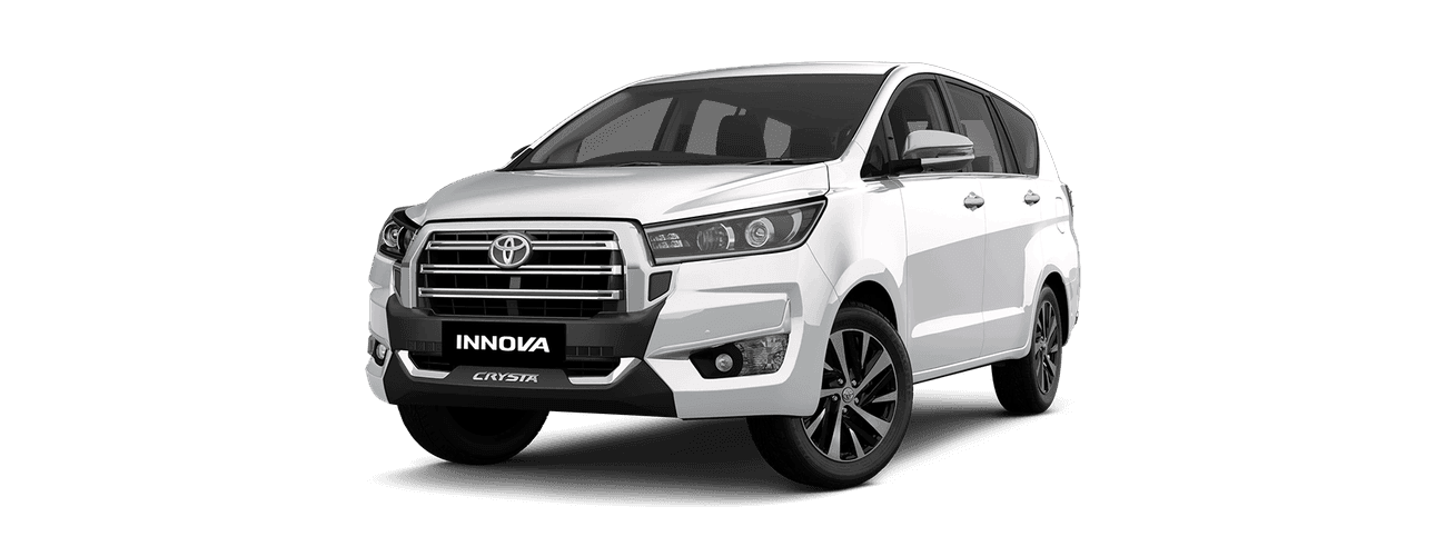 Toyota Innova Crysta in Super White