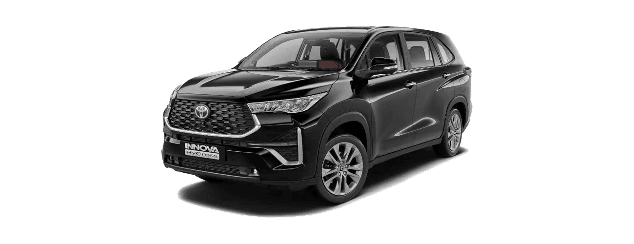Toyota Innova Hycross in Attitude Black Mica