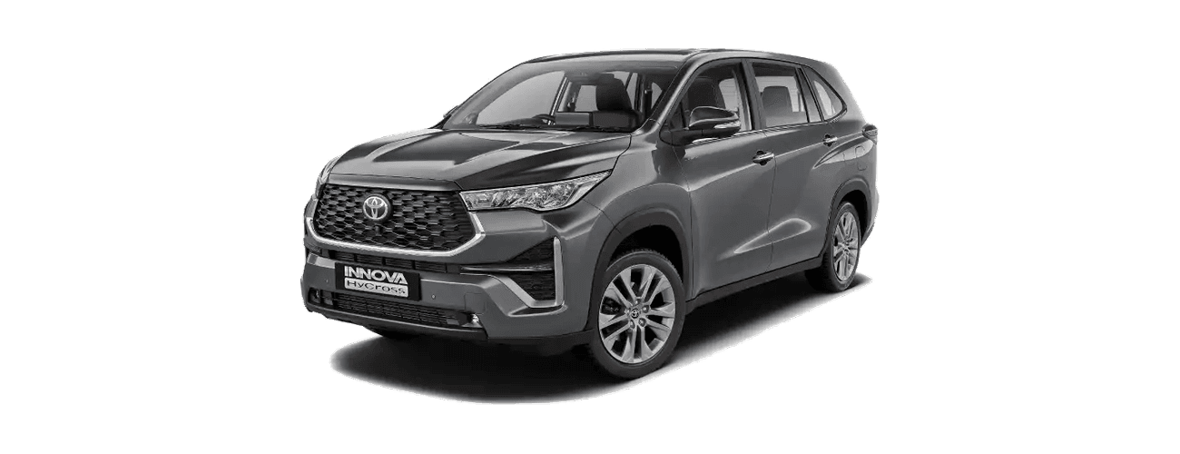 Toyota Innova Hycross in Silver Metallic