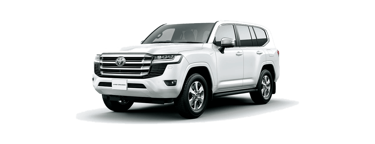Toyota Land Cruiser 300 in Precious White Pearl