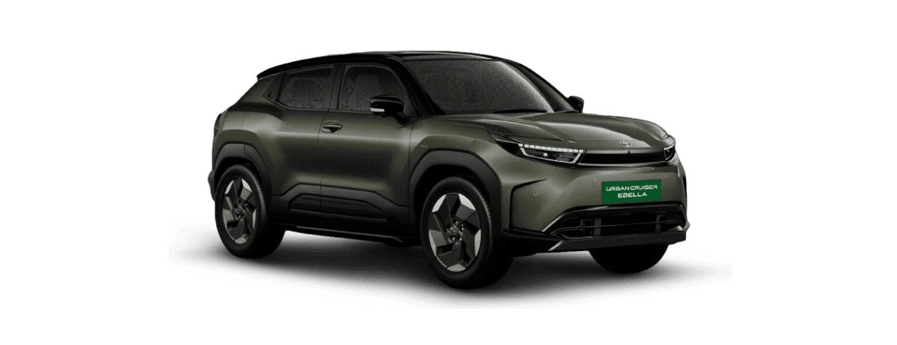Toyota Urban Cruiser eBella in Land Breeze Green Dual Tone